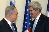 以色列总理内塔尼亚胡会见美国国务卿克里(组图)