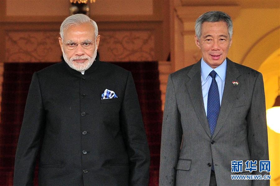 印度总理莫迪访问新加坡